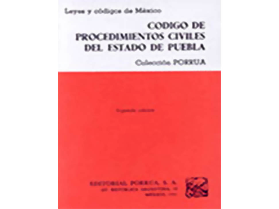 CÓDIGO DE PROCEDIMIENTOS CIVILES DEL ESTADO DE MÉXICO Flores Editor y
